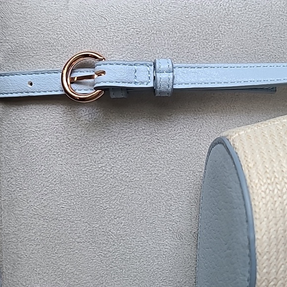 LAUREN CONRAD WOMEN'S BLUE & CREAM PURSE - Picture 10 of 16